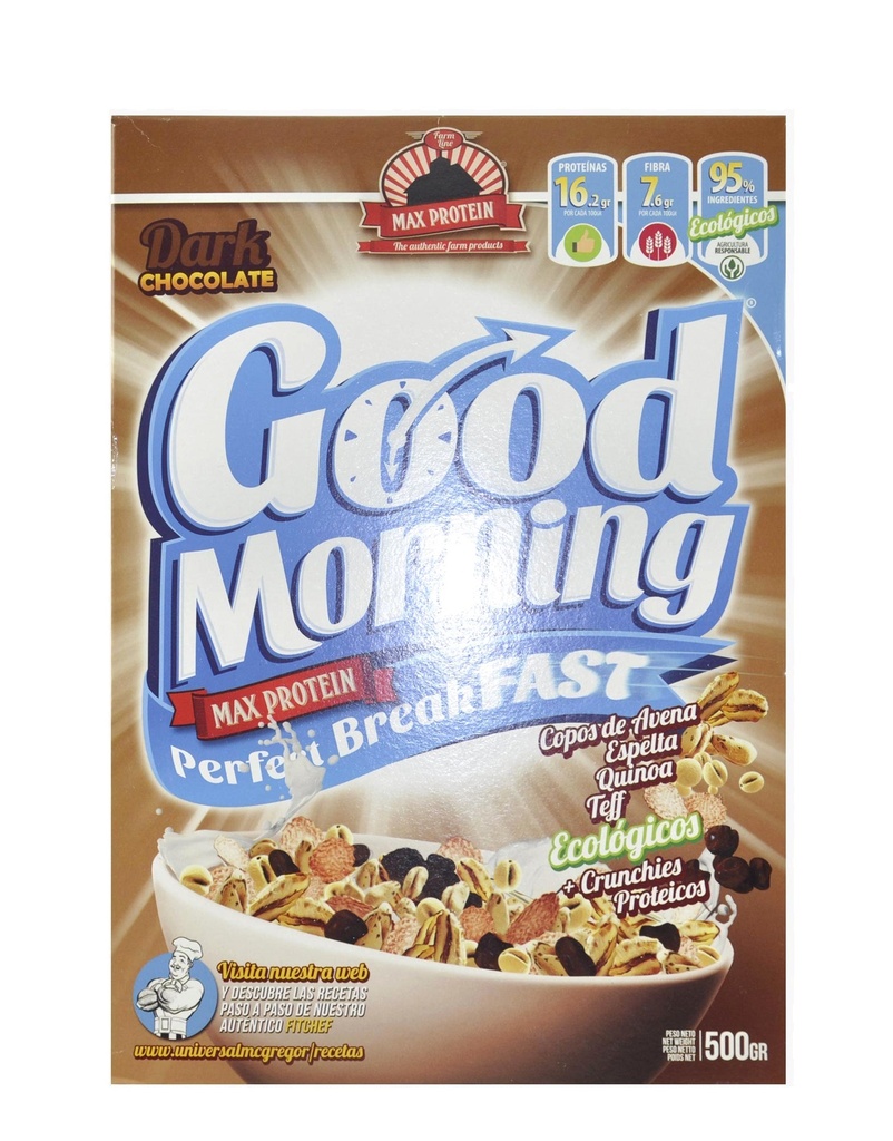 Max Protein Good Morning Cereals Breakfast (Dark Chocolate)