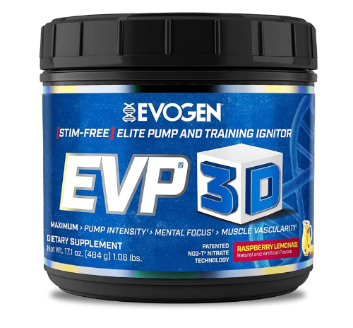 Evogen EVP 3D Stimulant Free Pre- Workout (Raspberry Lemonade)