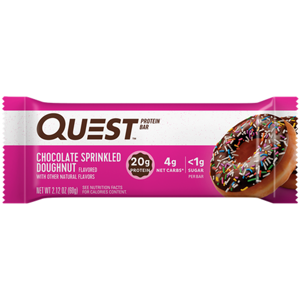Quest Protein Bars (Chocolate Sprinkle Doughnut, 1 Piece)