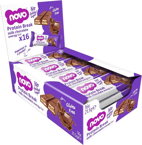 Novo Protein Break Energy Bar (Box of 16)