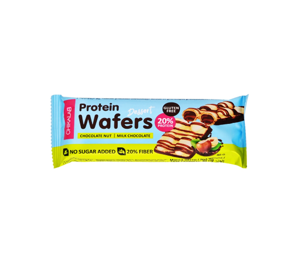 Chikalab Protein Dessert Wafers (Chocolate Nut Milk Chocolate, 1 Piece)