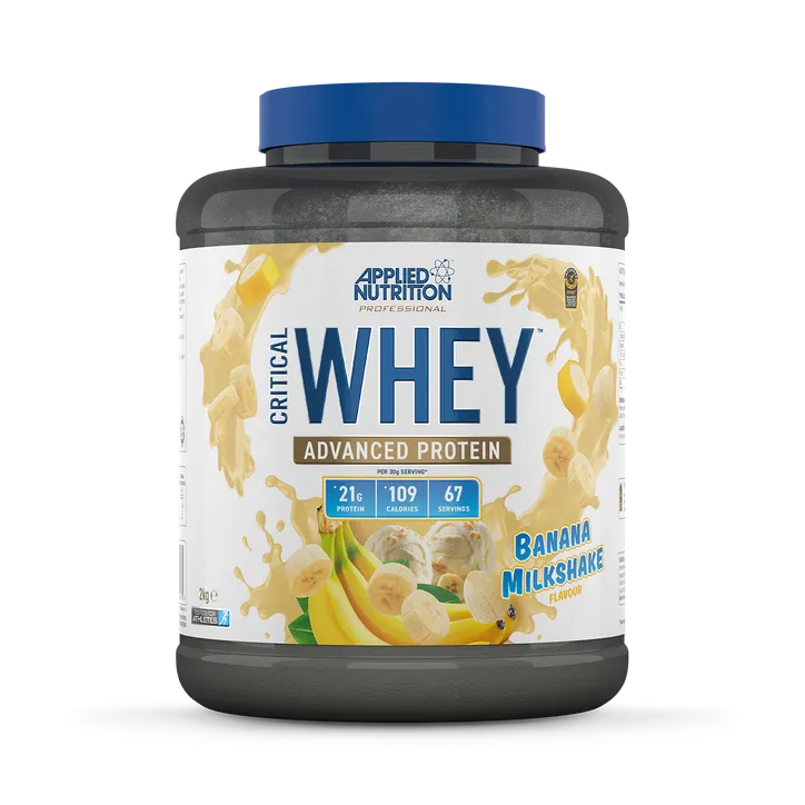 Applied Nutrition Critical Whey Advance Protein Blend (Banana Milkshake, 67 Servings)