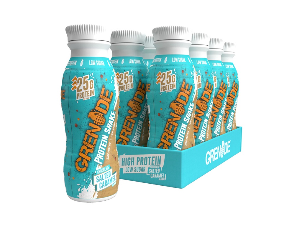 Grenade Protein Shake (Chocolate Salted Caramel, Box of 8)