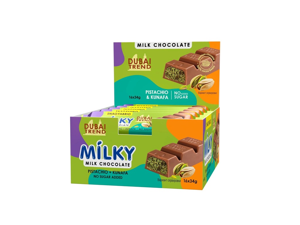 Snaq Fabriq Milky Pistachio & Kunafa 34g