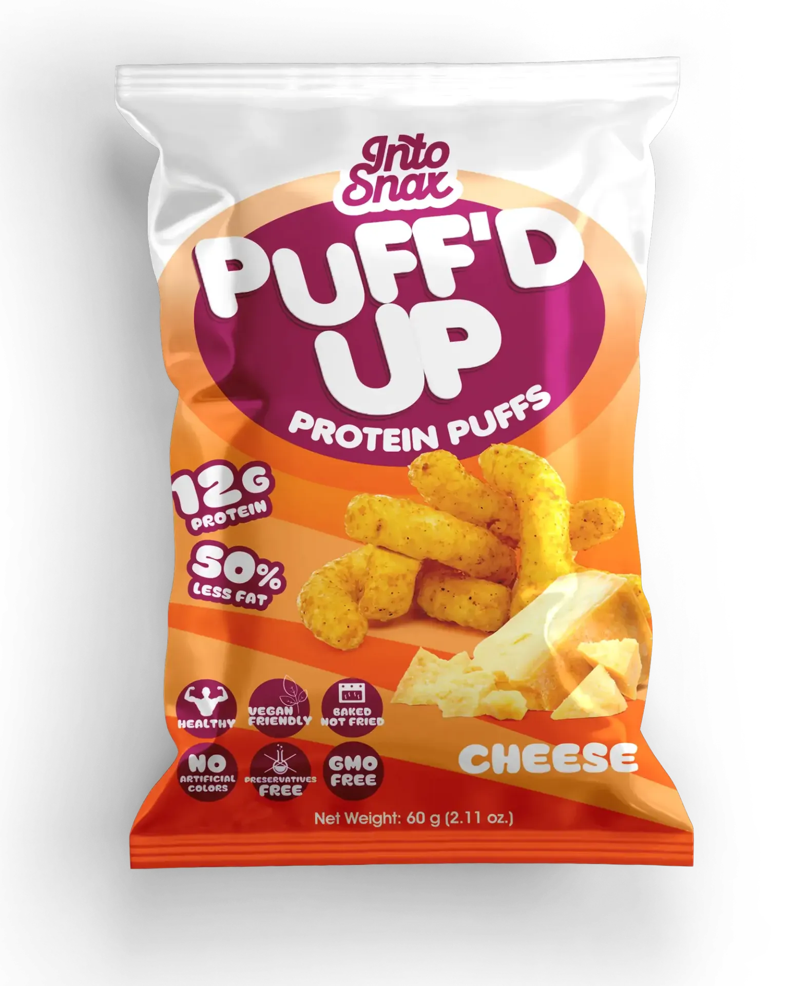 INSX Puffd Up Protein Chips (Cheese)